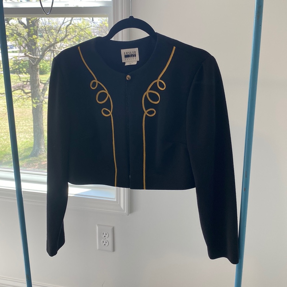Vintage Leslie Fay marching band vibe quarter jacket